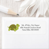 Schattigee Turtle Return Adres Labels Stickers (Insitu)