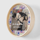 Schattigee Tuxedo Cat Childs Grappige katten Paars (Hoek)