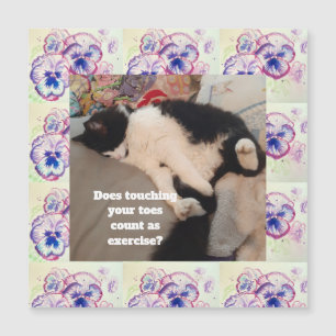 Schattigee Tuxedo Cat Verjaardagsfeestje Kinderuit