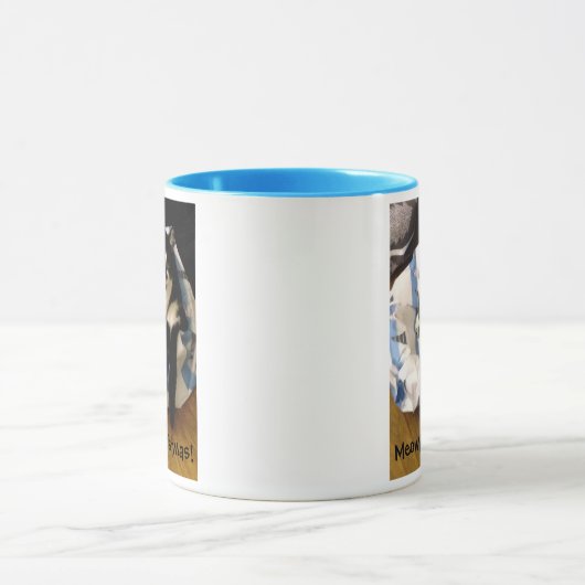 Schattigee Tuxedo Kat Kerst Present Mokken (Midden)