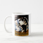 Schattigee Tuxedo Kat Kerst Present Mokken (Links)