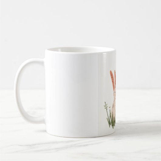 Schattigee Twee Bunny Illustratie Mok (Links)