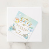 Schattigee tweeling jongens olifant Baby shower da Bedankjes Labels (In situ)