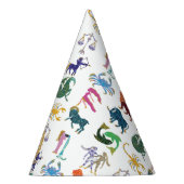 Schattigee Tweelingen Zodiac Verjaardag Feesthoedjes (Rechts)