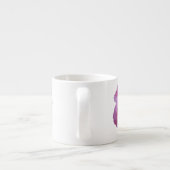 Schattigee tweelingzussen Gemini roze rozen bloem Espresso Kop (Achterkant)