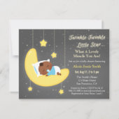 Schattigee Twinkle Twinkle Little Star Baby Brown  Kaart (Voorkant)