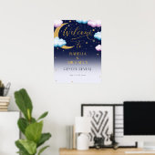 Schattigee Twinkle Twinkle Little Star Gender Reve Poster (Thuiskantoor)