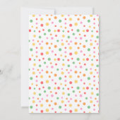 Schattigee Twotti Frutti verjaardagsuitnodiging Kaart (Achterkant)