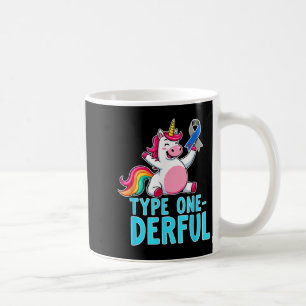 Schattigee Type 1 Diabetes Awareness T1d Type One- Koffiemok
