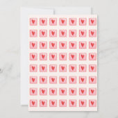 Schattigee typemachine Hearts Galentine's Day Part Kaart (Achterkant)