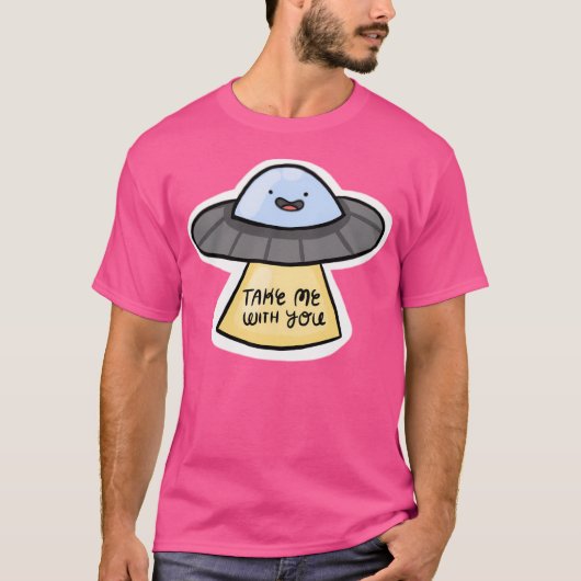 Schattigee ufo t-shirt (Voorkant)