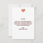 Schattigee uil altijd dankbaar grappig bedankpas bedankkaart (Achterkant)