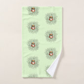 Schattigee uil badhanddoeken bad handdoek (Handdoek)