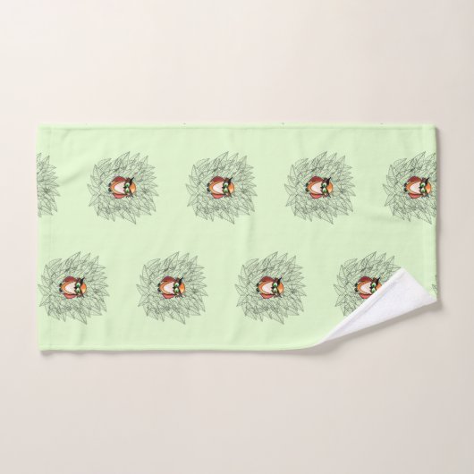 Schattigee uil badhanddoeken bad handdoek (Handdoek)