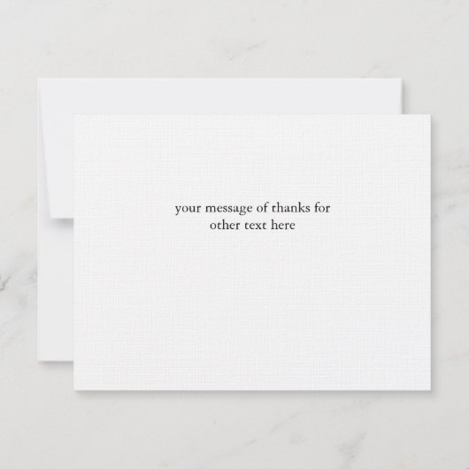 Schattigee uil Bedankt Opmerking Kaart Notitiekaartje (Achterkant)