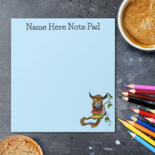 Schattigee Uil Boeken Notitieblok