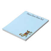Schattigee Uil Boeken Notitieblok (Linkerzijde)
