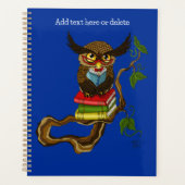 Schattigee Uil Boeken Planner (Voorkant)