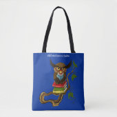 Schattigee Uil Boeken Tote Bag (Voorkant)