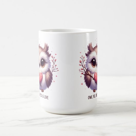 Schattigee uil die je nodig hebt is liefde Mok Cup (Center)
