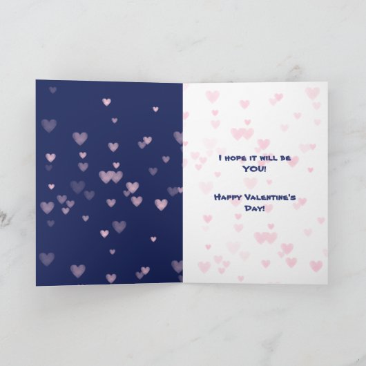 Schattigee uil die mijn Valentijn Kaart zal zijn (Binnen)