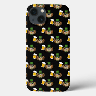 Schattigee Uil Drink Beer St Patrick's Day Pattern Case-Mate iPhone Case