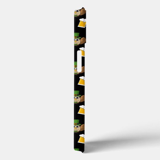 Schattigee Uil Drink Beer St Patrick's Day Pattern Case-Mate iPhone Case (Achterkant / Rechts)