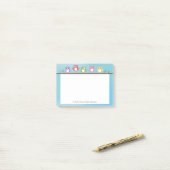 Schattigee uil Gepersonaliseerde Post It Note (Op bureau)