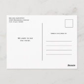 Schattigee Uil in de winter met Koffieverjaardagsf Briefkaart (Achterkant)