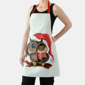 Schattigee uil kerst Schort (Insitu)