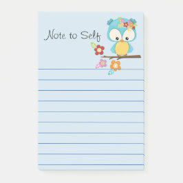 Schattigee Uil op Branch Gepersonaliseerd Post-it® Notes