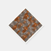 Schattigee uil papieren servetten (Hoek)