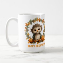 Schattigee Uil Pompoen Happy Halloween Design Koffiemok