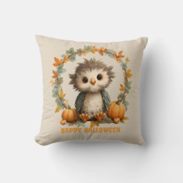 Schattigee Uil Pompoen Happy Halloween Design Kussen