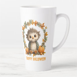 Schattigee Uil Pompoen Happy Halloween Design Latte Mok