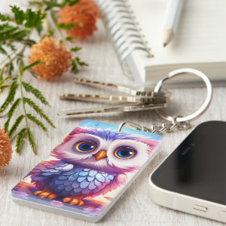 Schattigee uil Sleutelhanger