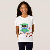 Schattigee uil - T-shirt (Voorkant volledig)