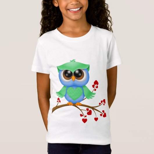 Schattigee uil - T-shirt (Voorkant)