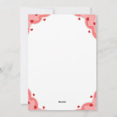 Schattigee Uil Valentijnsdag Kaart voor kinderen (Achterkant)