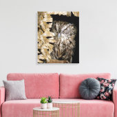 Schattigee Uil Wink Canvas Afdruk (Insitu (Woonkamer))