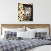 Schattigee Uil Wink Canvas Afdruk (Insitu (Slaapkamer))