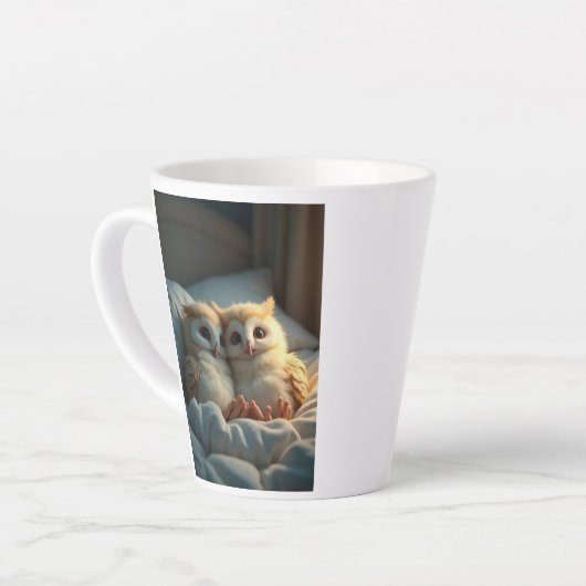 Schattigee uilen in bed mok (Linkerhoek)