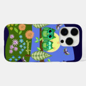 Schattigee Uilen in Zomerland & aangepaste Naam Case-Mate iPhone Case (Achterkant (horizontaal))