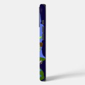 Schattigee Uilen in Zomerland & aangepaste Naam Case-Mate iPhone Case (Achterkant / Links)