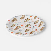 Schattigee uilen partij papier Borden Papieren Bordje (Gekanteld)