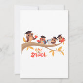 Schattigee uilen terug naar school Afstuderen Kaart (Voorkant)