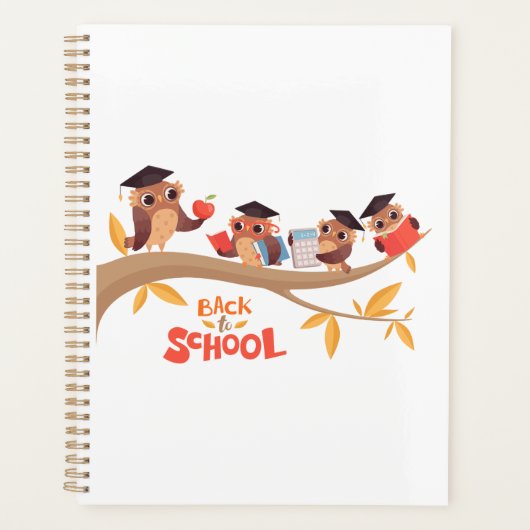 Schattigee uilen terug naar school Afstuderen Planner (Voorkant)