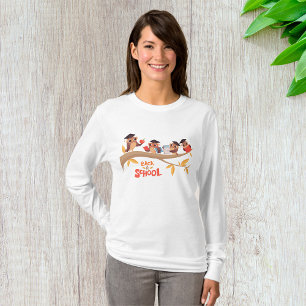Schattigee uilen terug naar school Afstuderen T-shirt