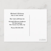 Schattigee uilen We hebben een adreswijziging verp Aankondigingskaart (Achterkant)