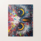 Schattigee uilenvogelliefhebbers legpuzzel (Verticaal)